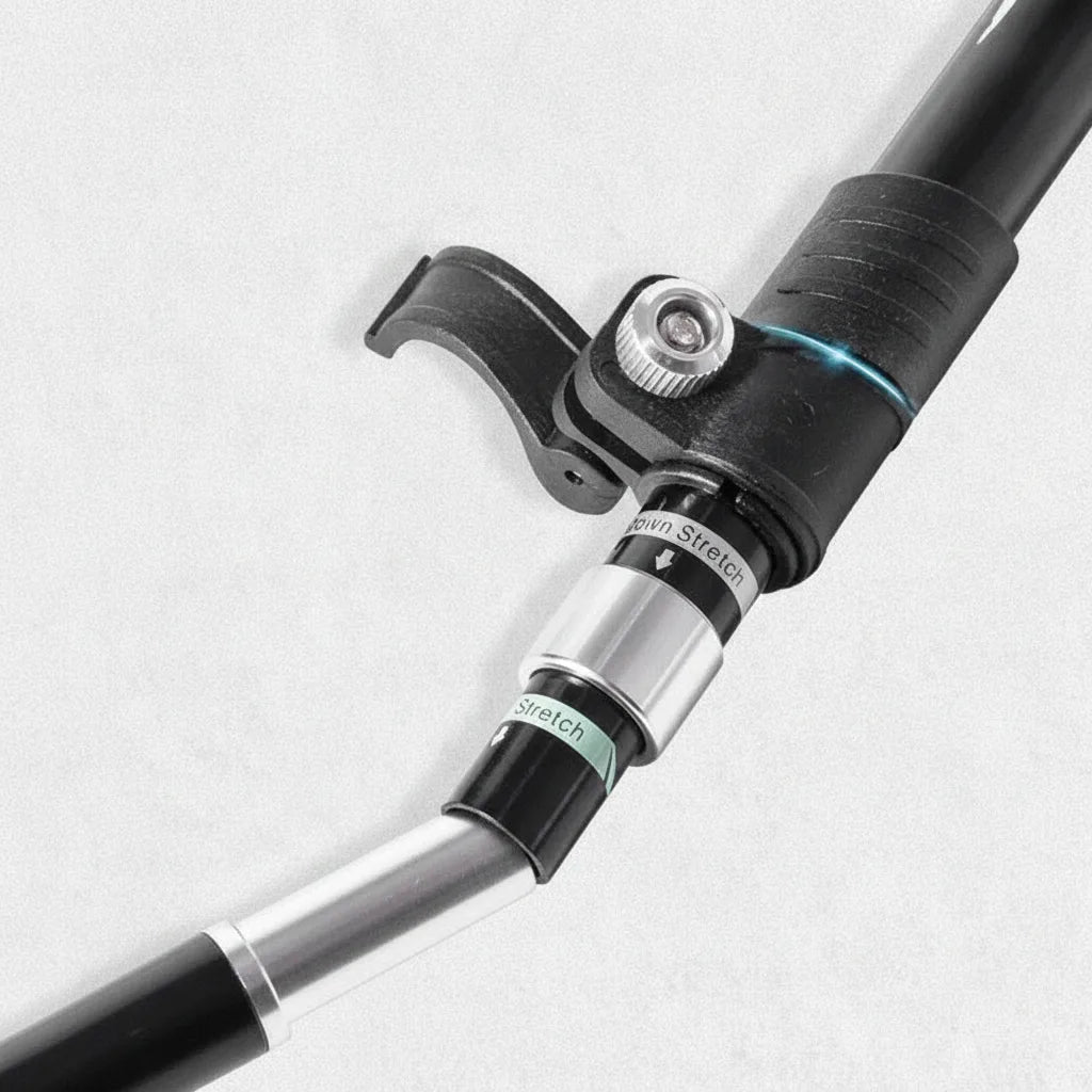 Trekking Poles Ultralight Aluminum Telescopic Tungsten Tip