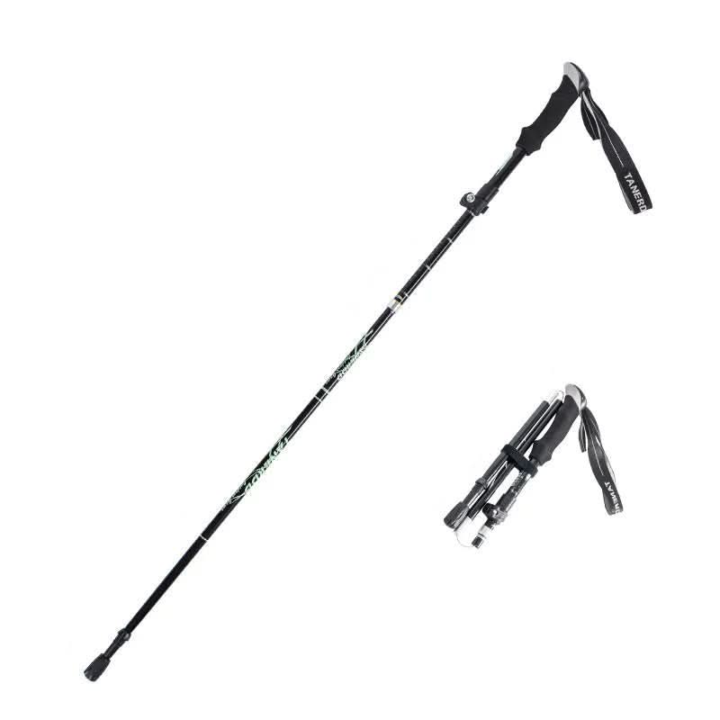 Trekking Poles Ultralight Aluminum Telescopic Tungsten Tip