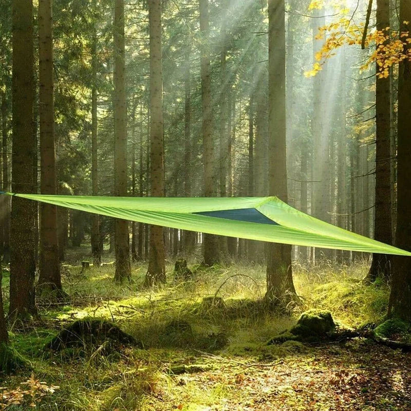 Triangle Hammock 3-Person Anti-Roll Straps & Adjustable Ropes