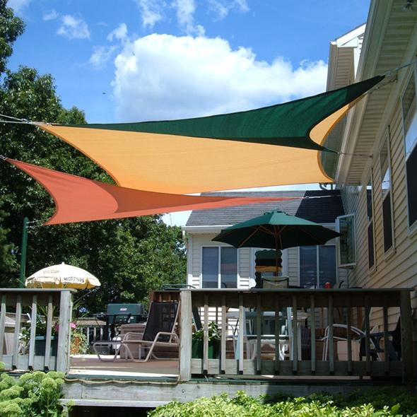 Triangle Shade Sail Breathable HDPE 90% UV Protection