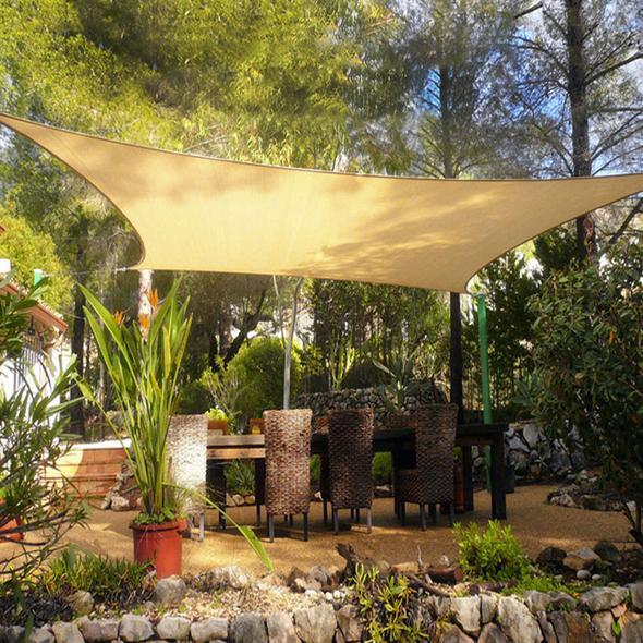Triangle Sunshade Breathable HDPE 90% UV Protection