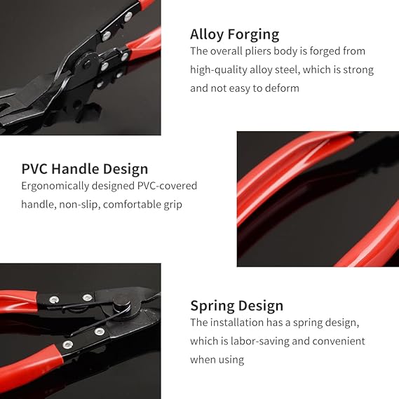 Trim Pliers 2-in-1 Pry & Grip Forged Heat-Treated Steel