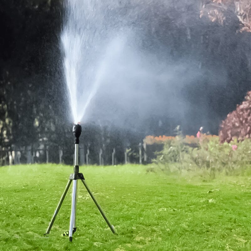 Tripod Sprinkler 360 Degree Rotation Height Adjustable Stainless Steel