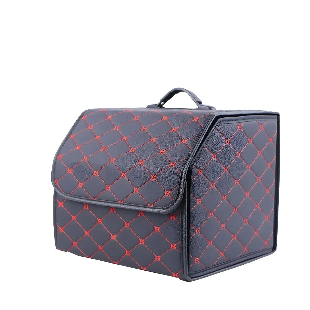 Trunk Organizer Foldable Synthetic Leather Reinforced Panels
