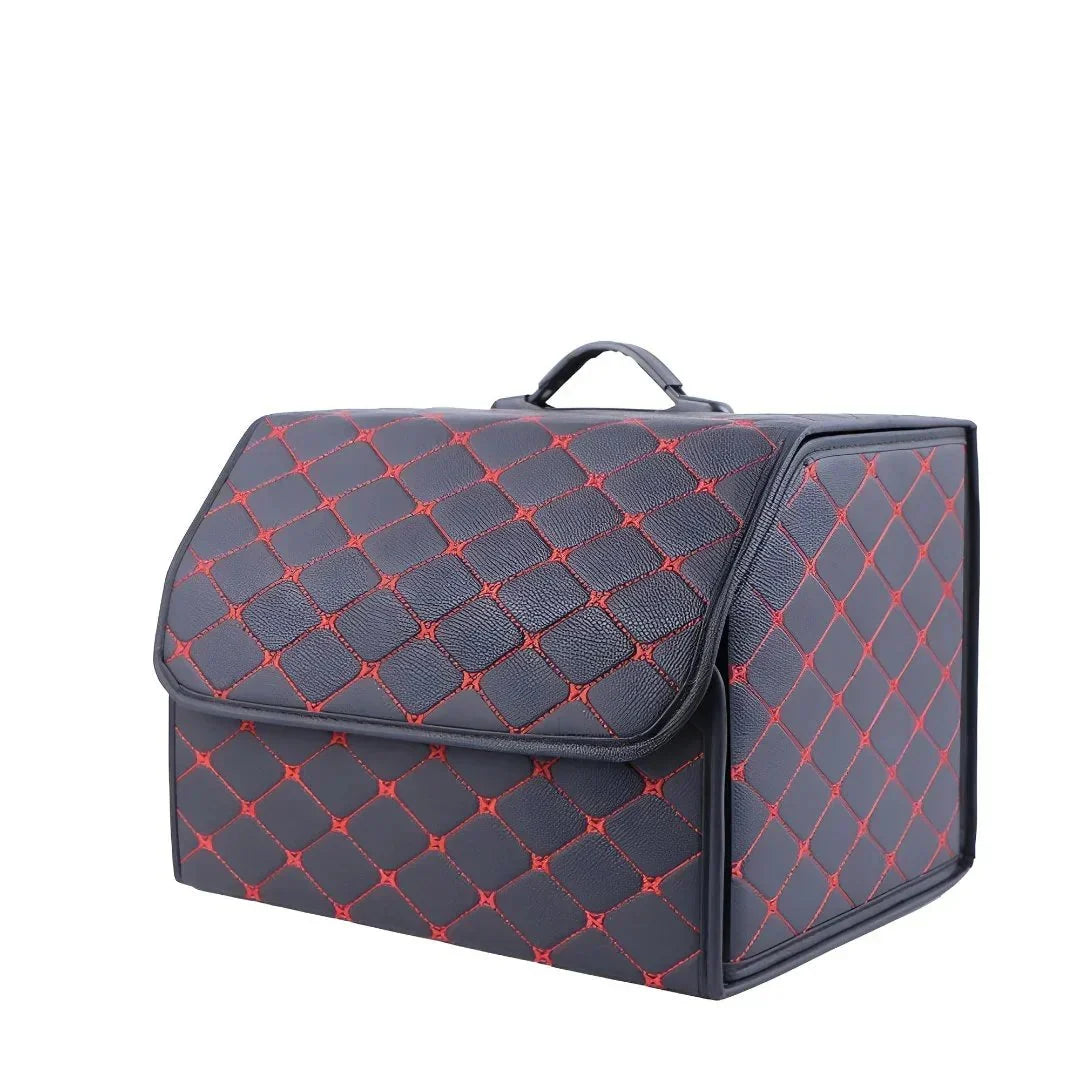 Trunk Organizer Foldable Synthetic Leather Reinforced Panels