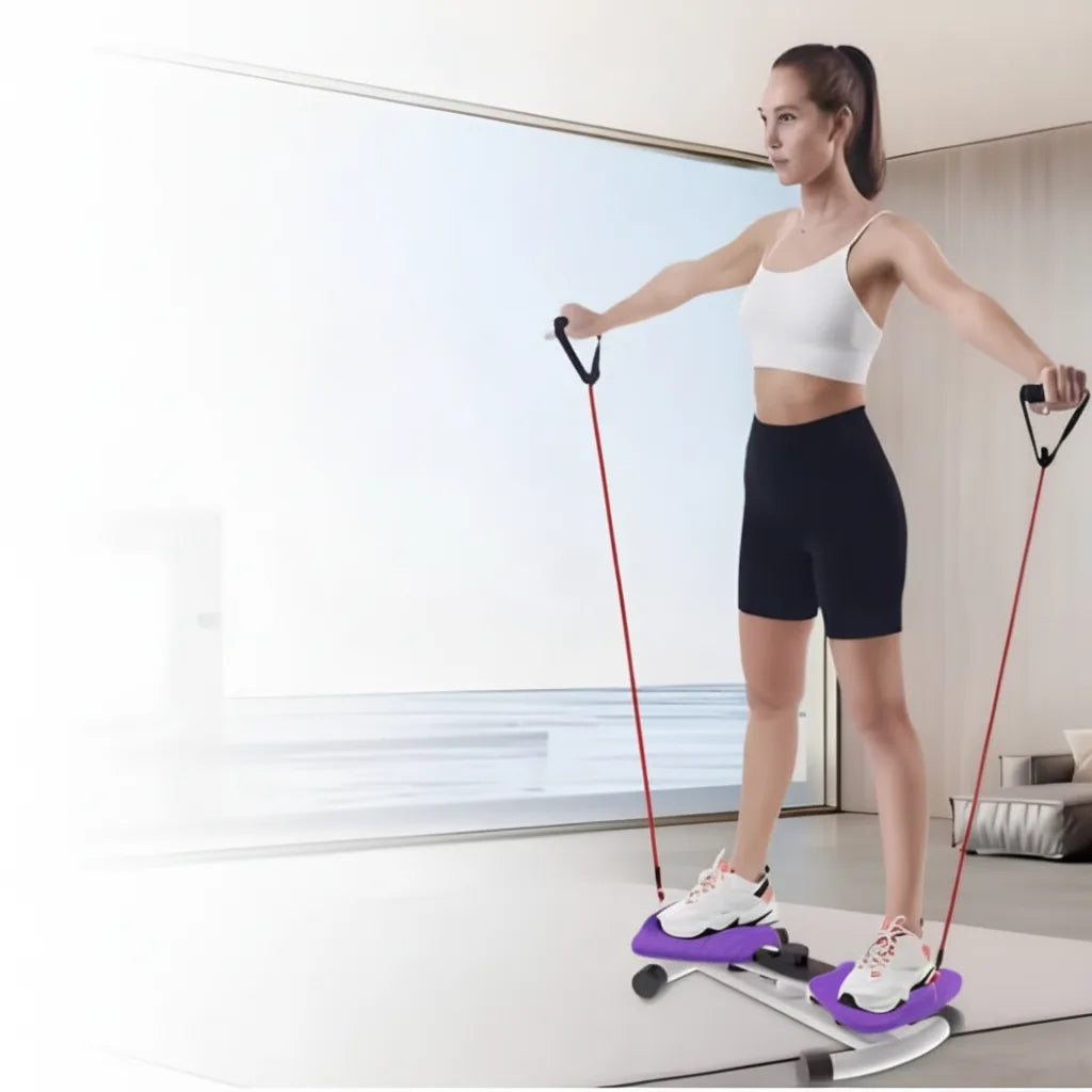 Twist Board Rotating Non-Slip Platform & Adjustable Resistance Bands