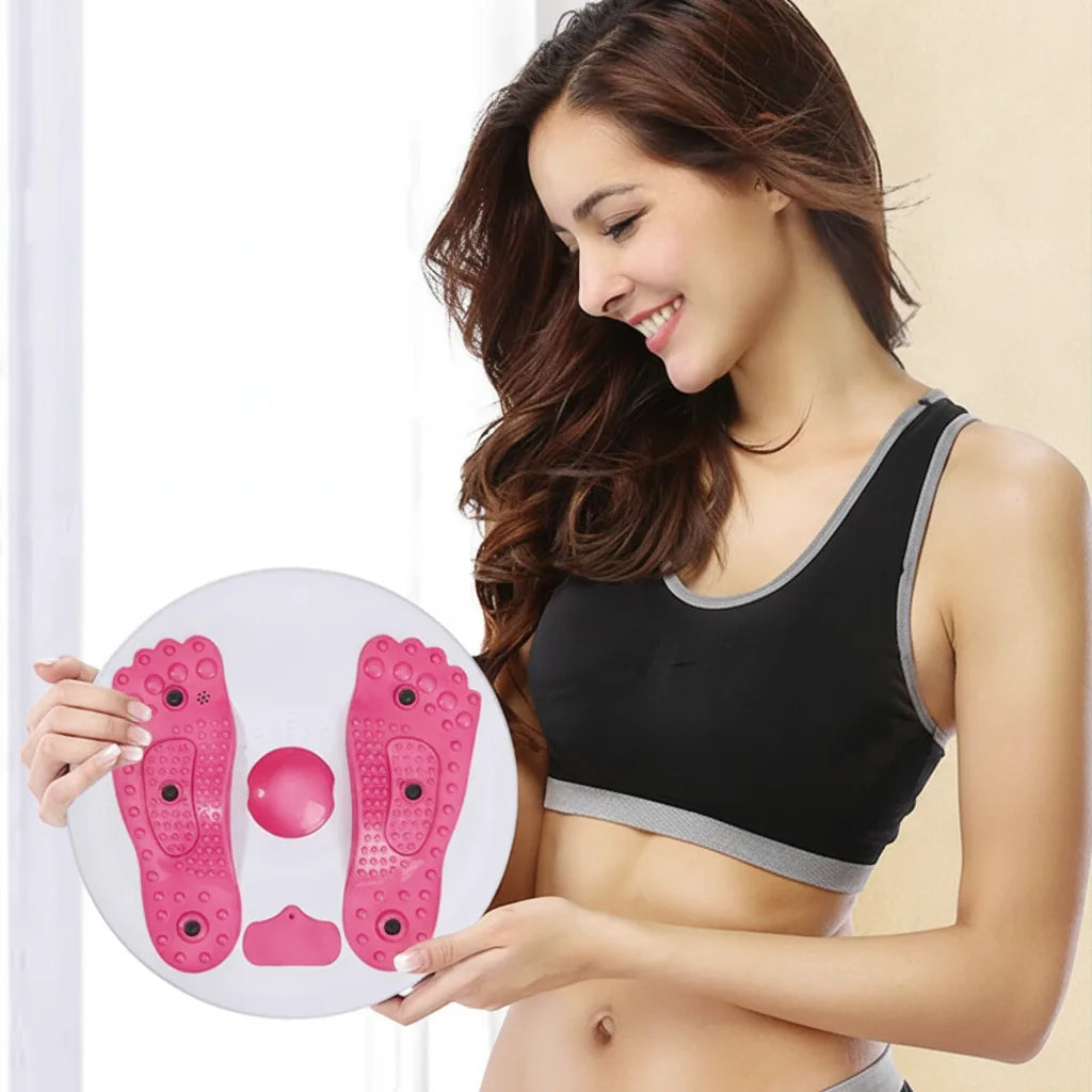 Twist Board Rotating Platform Non-Slip Base & Foot Massage