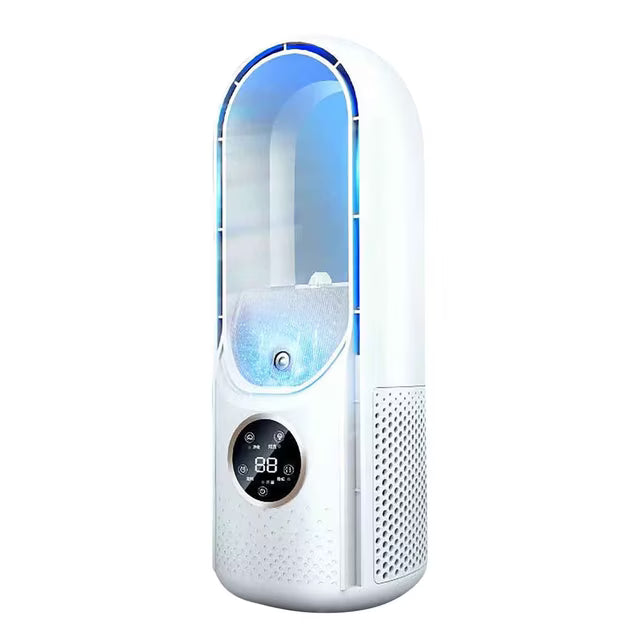 USB Air Cooler Tower Evaporative Cooling 100ml Tank Whisper-Quiet