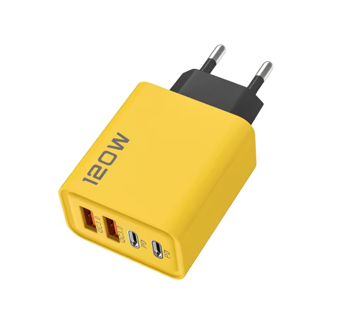 USB Fast Charger 4-Port USB-C PD & USB-A