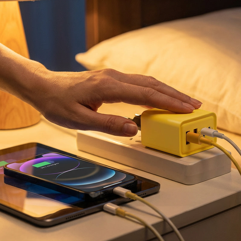 USB Fast Charger 4-Port USB-C PD & USB-A