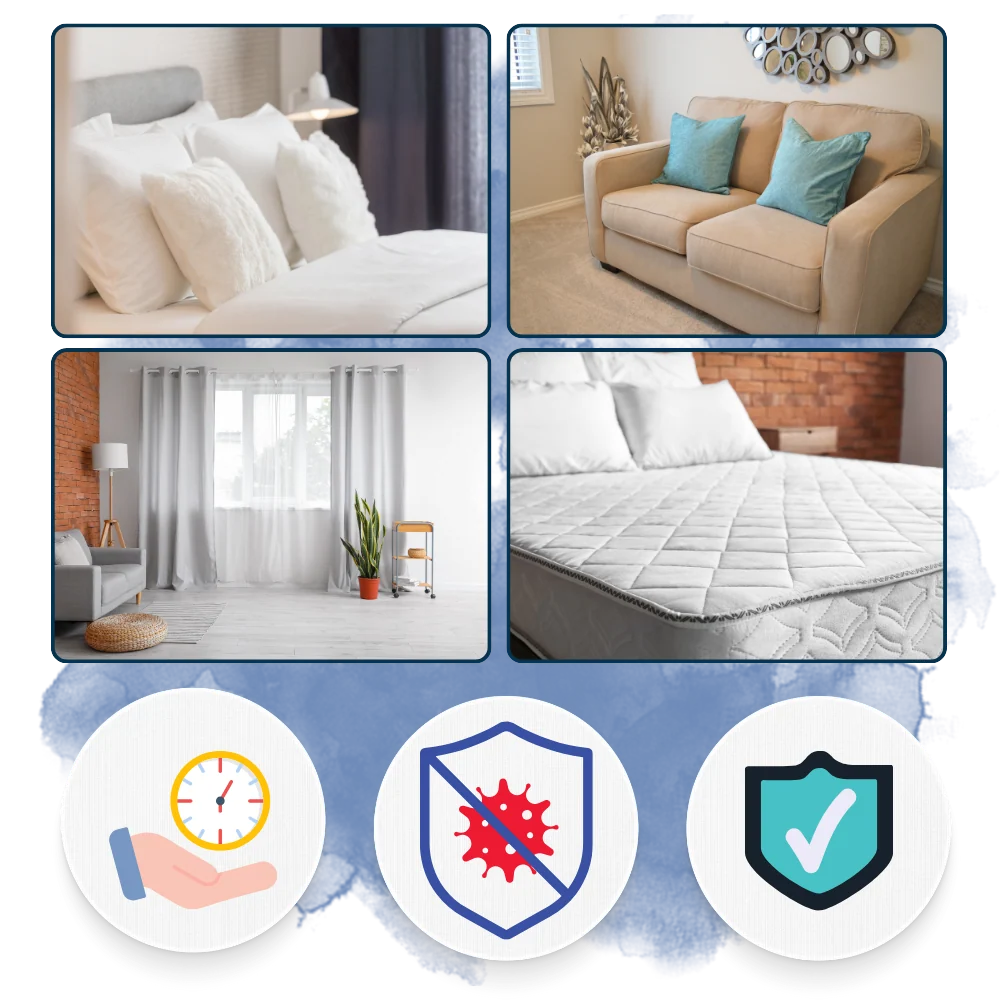 UV-C Disinfection Lamp Bedbug Eliminator Kills 99.9 Percent Germs