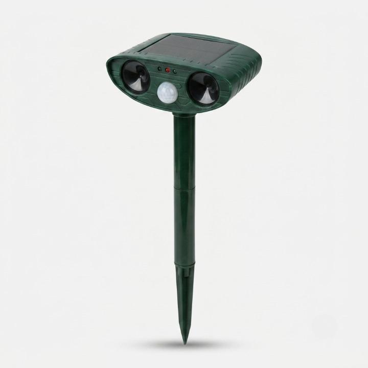 Ultrasonic Animal Repellent Solar-Powered Motion-Activated 29.5 Ft Range