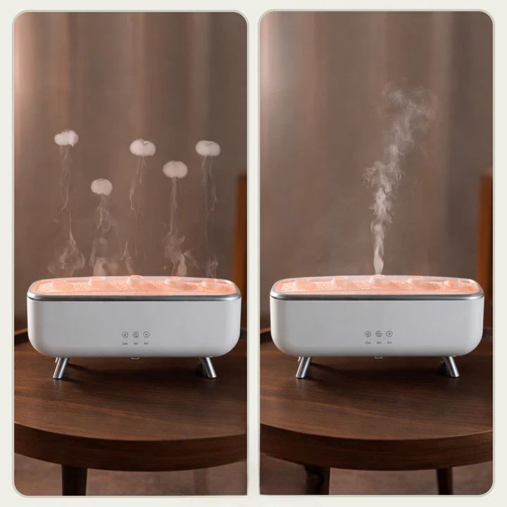 Ultrasonic Aroma Diffuser Jellyfish Mist & LED Mood Light