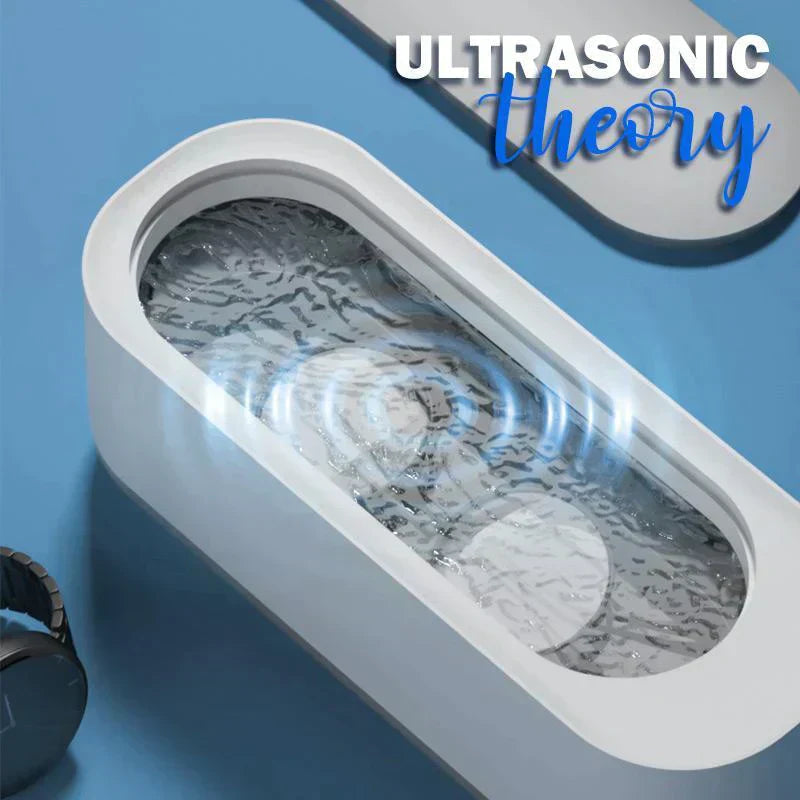 Ultrasonic Cleaner USB Powered Compact 3-Minute Clean
