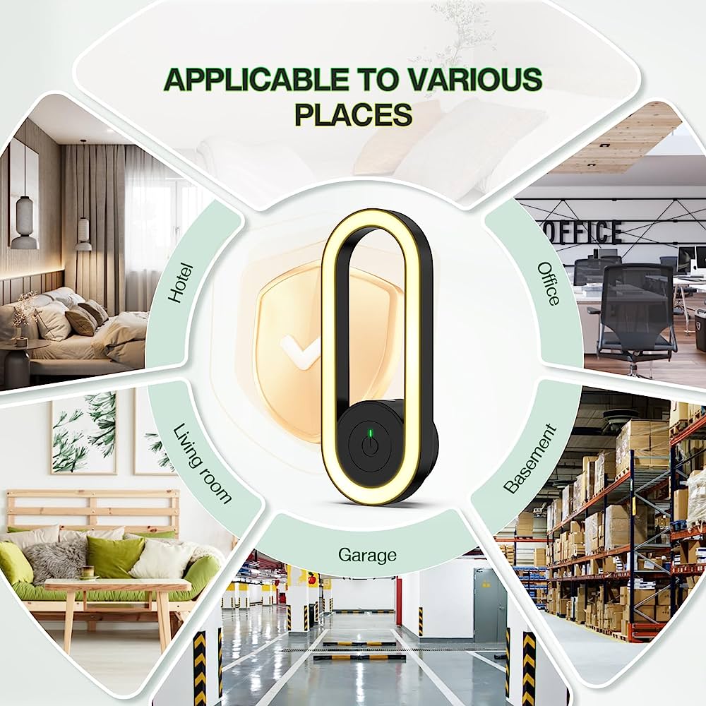 Ultrasonic Mosquito Repeller 360° Silent Child & Pet Safe