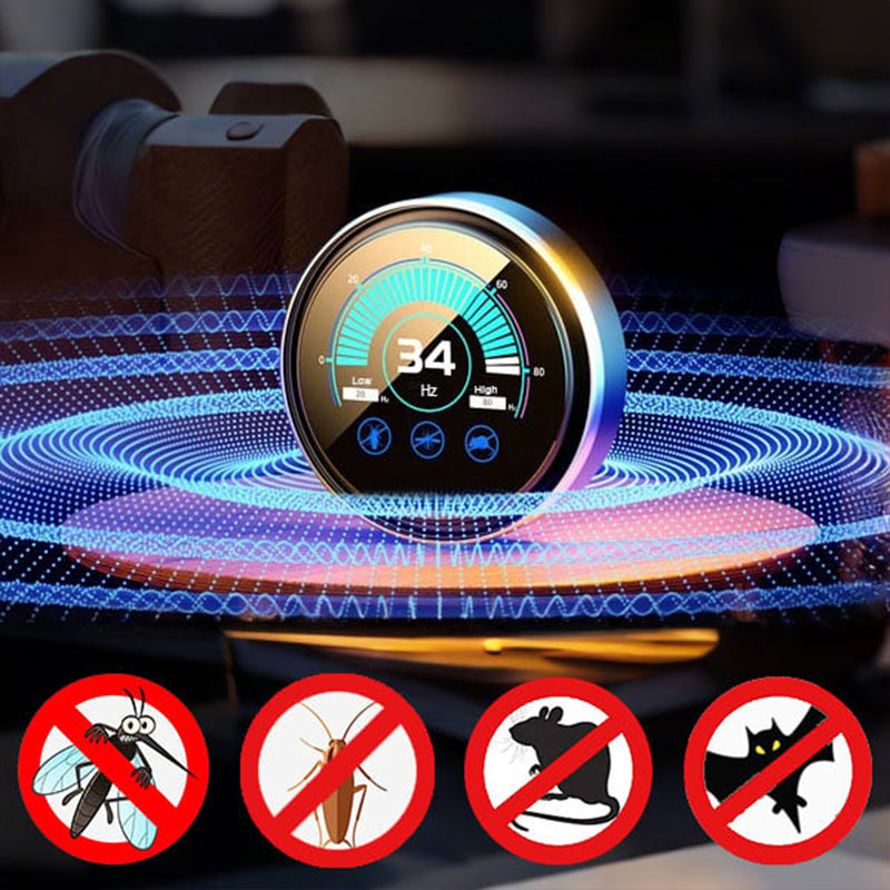 Ultrasonic Pest Repeller 360-Degree Multi-Frequency Silent Plug-In