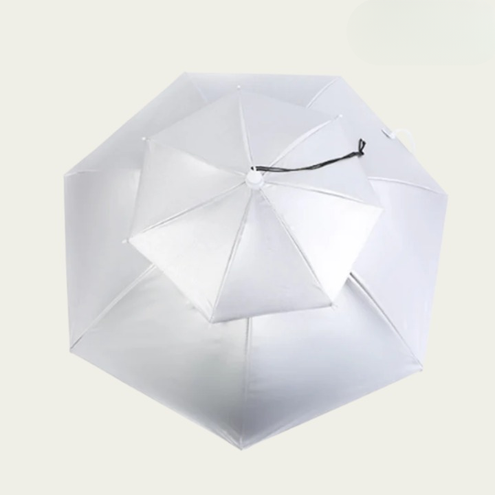 Umbrella Hat Hands Free 77 cm Coverage