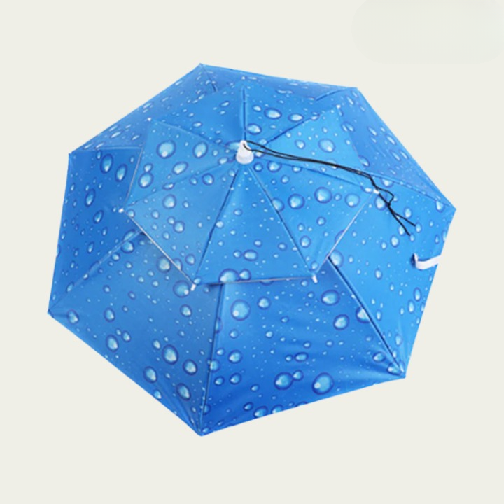 Umbrella Hat Hands Free 77 cm Coverage