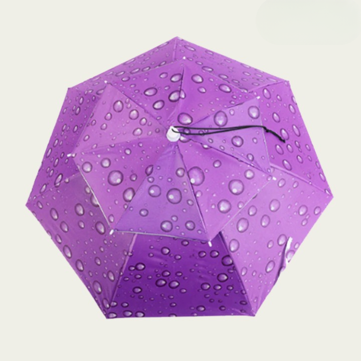 Umbrella Hat Hands Free 77 cm Coverage