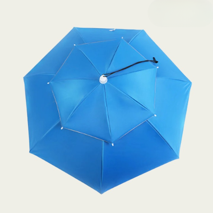 Umbrella Hat Hands Free 77 cm Coverage