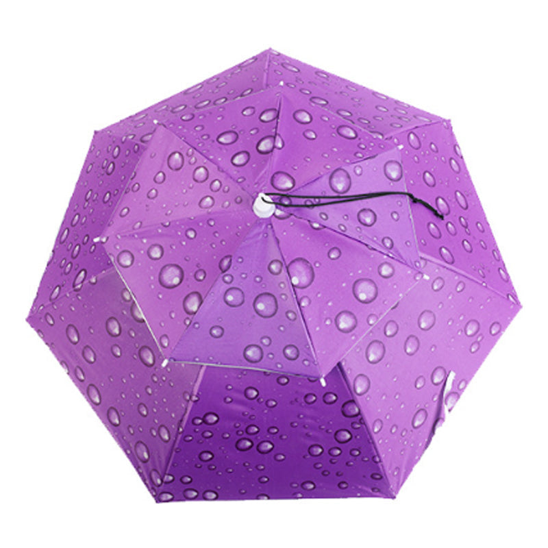 Umbrella Hat Hands-Free Ventilated 30 Inch Coverage