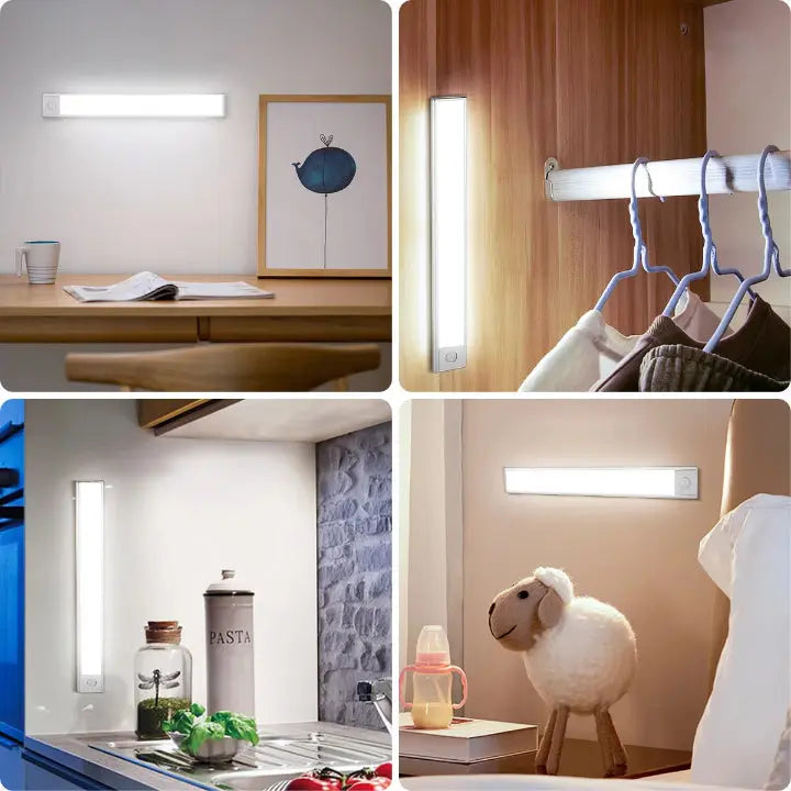 Under-Cabinet LED Light Motion & Hand-Swipe Magnetic Mount