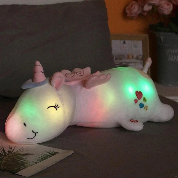 Unicorn Plush Toy Soft LED Night Light 60 cm