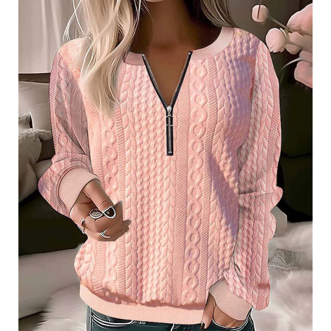V-Neck Sweater Super-Warm Soft Pilling-Resistant