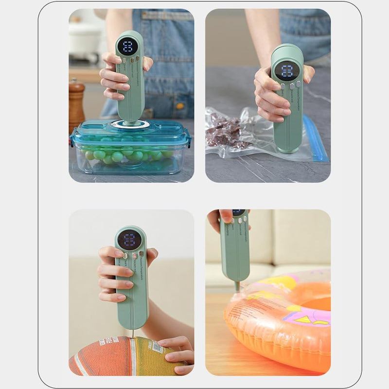 Vacuum Sealer Cordless Rechargeable Digital Display