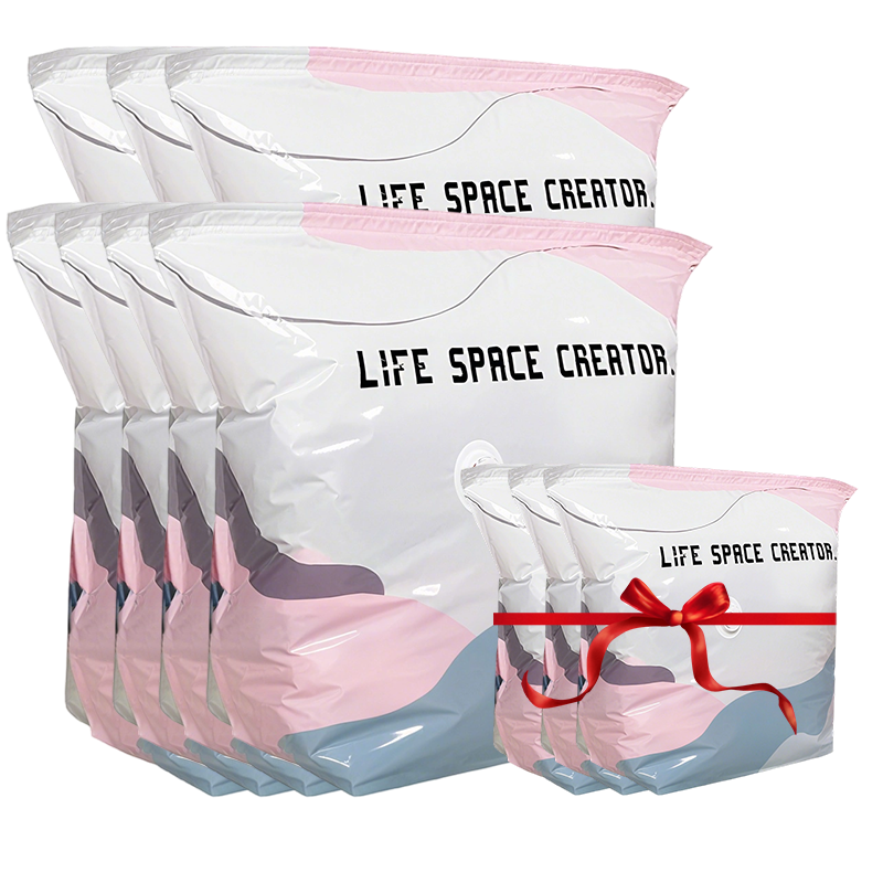 Vacuum Storage Bag No-Pump Compression Airtight & Moisture-Resistant