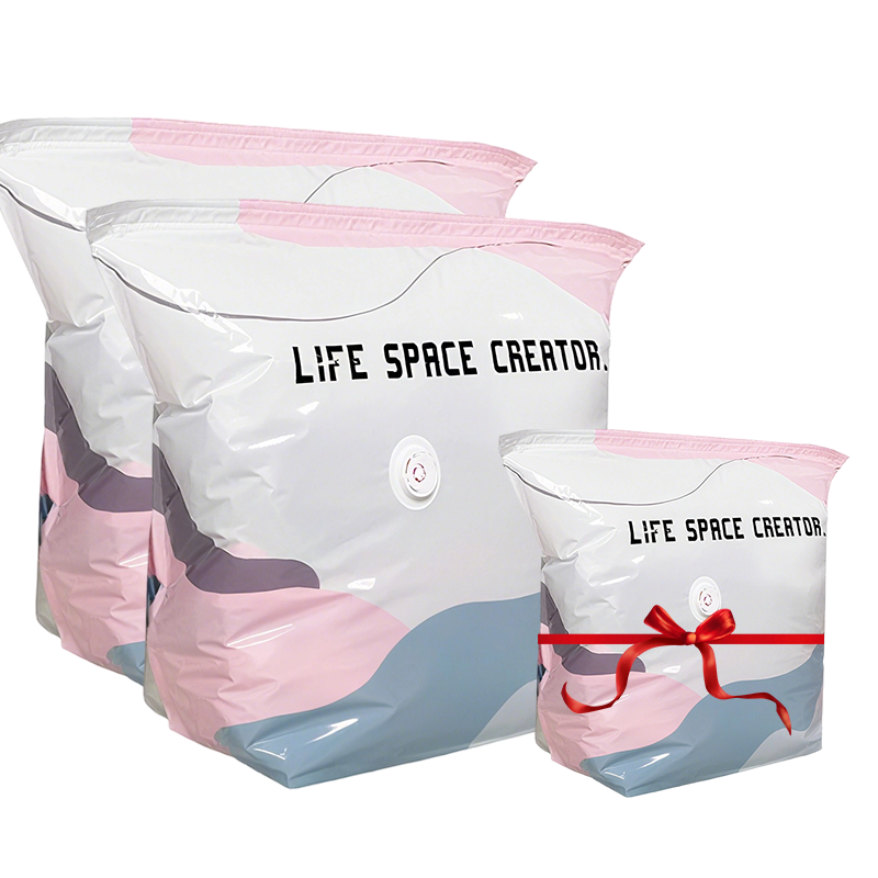 Vacuum Storage Bag No-Pump Compression Airtight & Moisture-Resistant