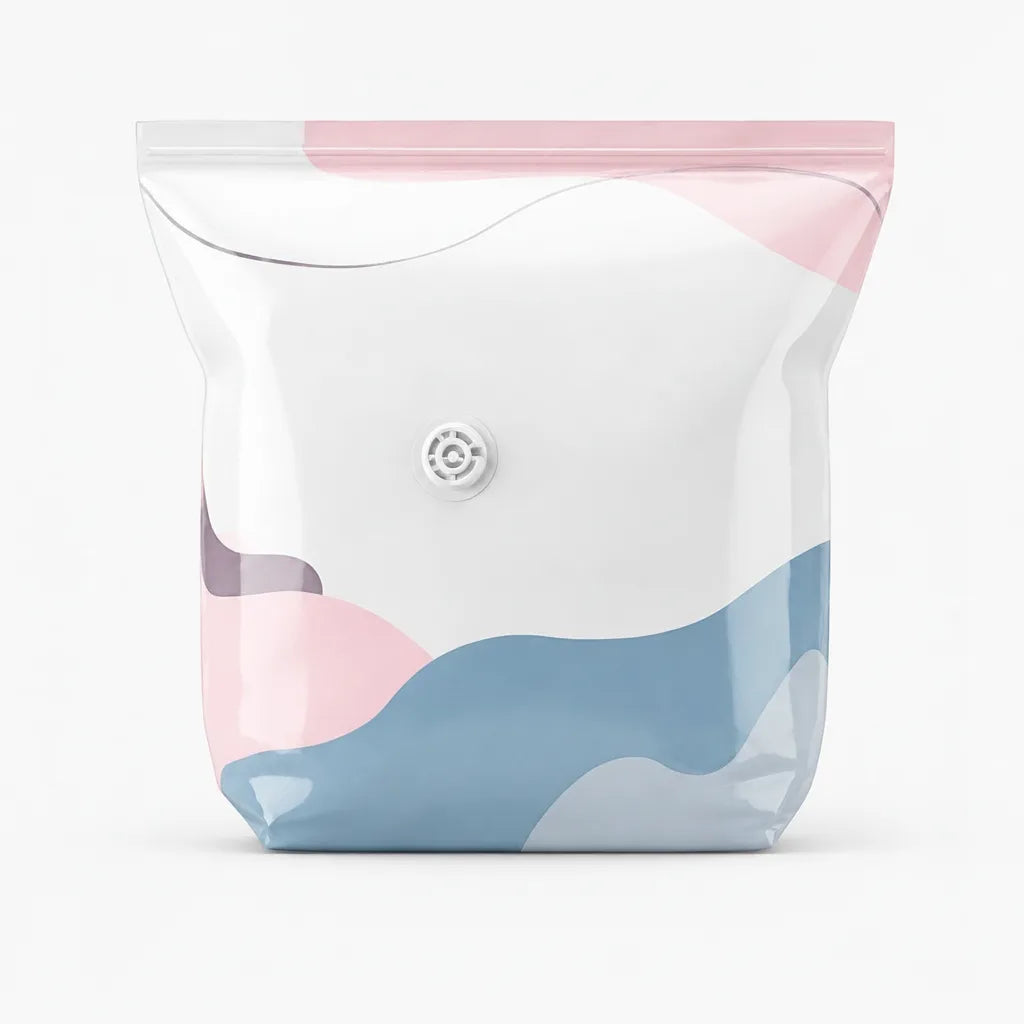 Vacuum Storage Bags Pump-Free One-Way Valve Space-Saving 3D Cube
