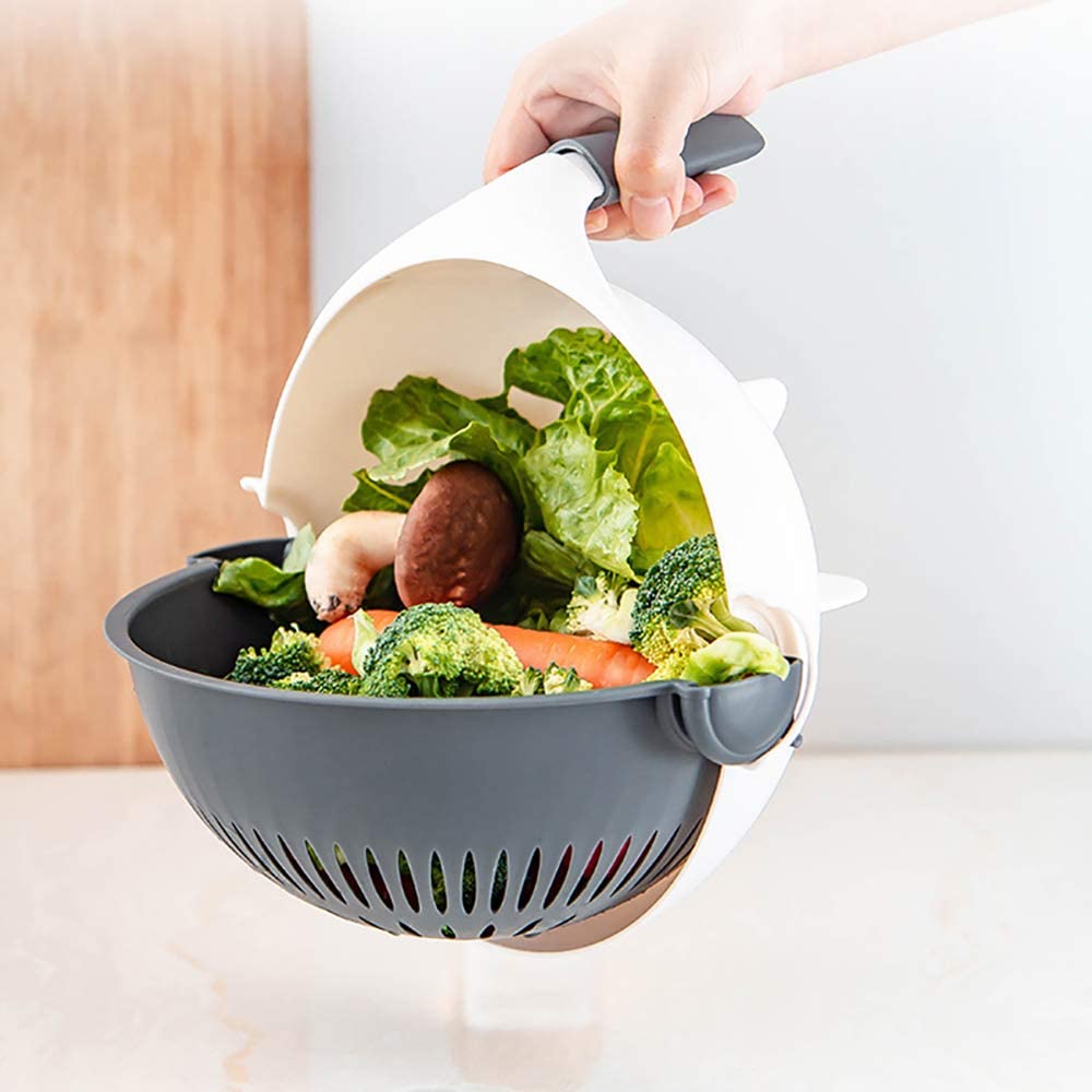 Vegetable Cutter Multifunctional Stainless Steel Blades Non-Slip Handle