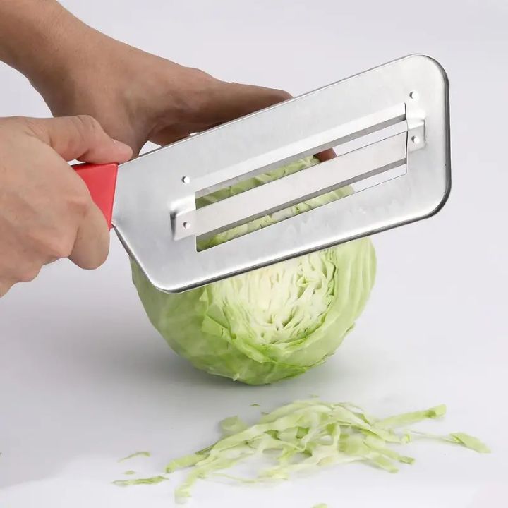 Vegetable Slicer Double-Blade Stainless Steel Non-Slip Handle