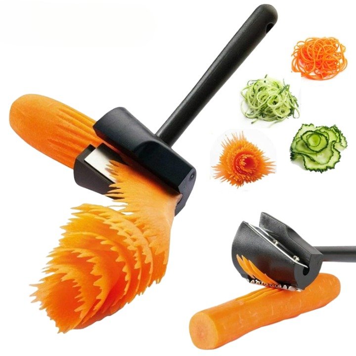 Vegetable Spiralizer Stainless Steel Blade Ergonomic Handle Dishwasher Safe