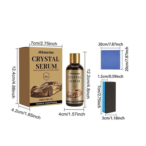 Vehicle Ceramic Coating Hydrophobic 9H Up To 12 Months
