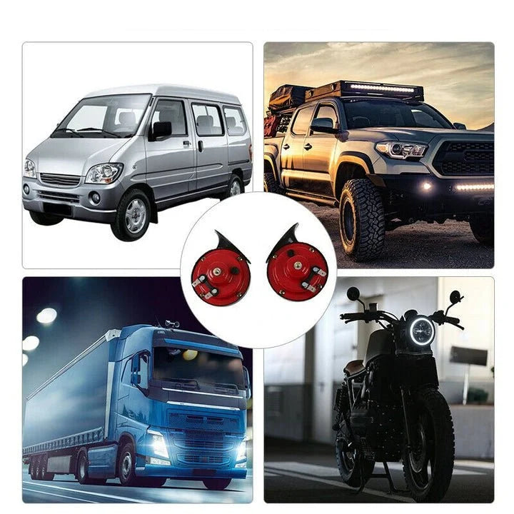 Vehicle Horn Powerful Piercing Weatherproof Quick Install