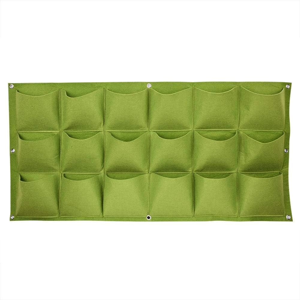 Vertical Felt Wall Planter 18 Pockets Indoor & Outdoor