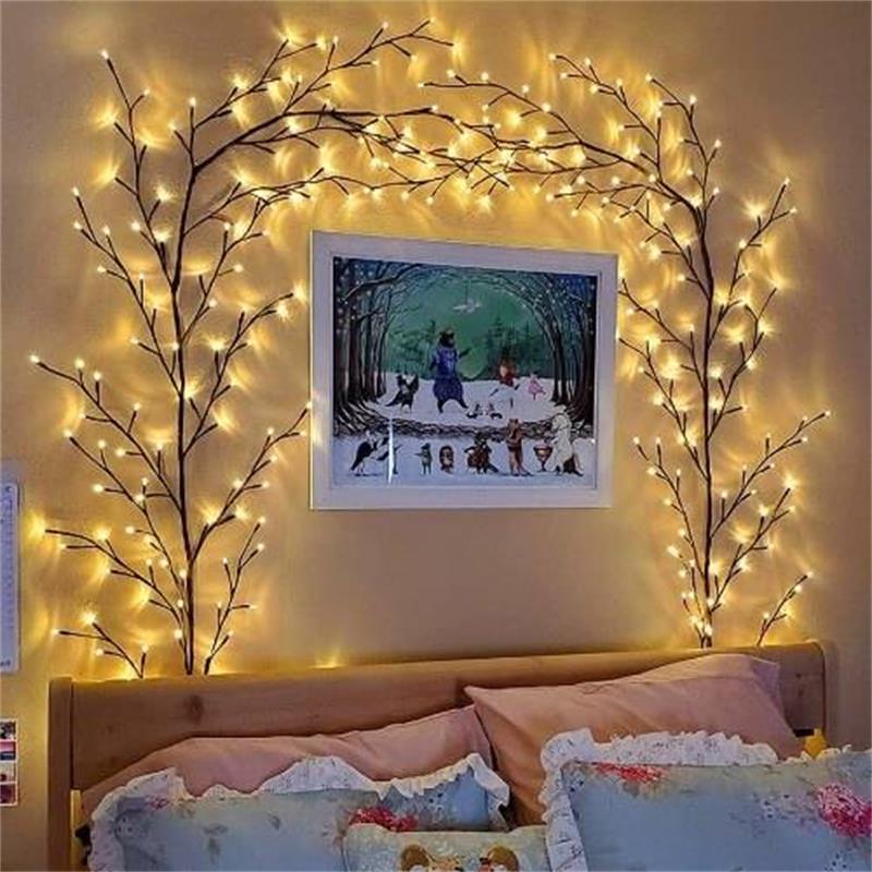 Vine String Lights Warm White Dimmable USB Powered