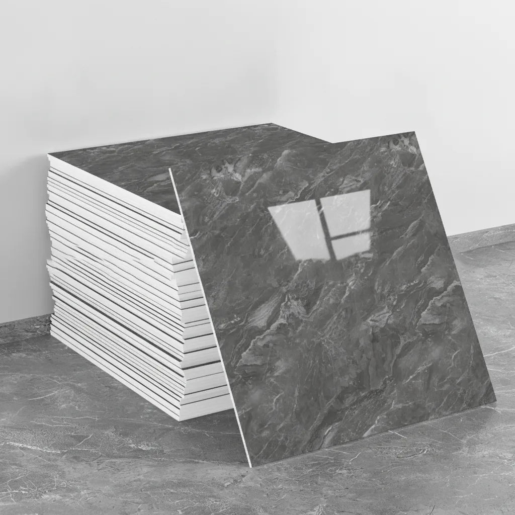 Vinyl Floor Tiles Peel-And-Stick Waterproof & Non-Slip