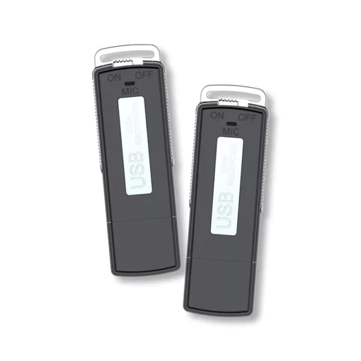 Voice Recorder Noise Cancellation USB Plug-And-Play 8-Hour Battery