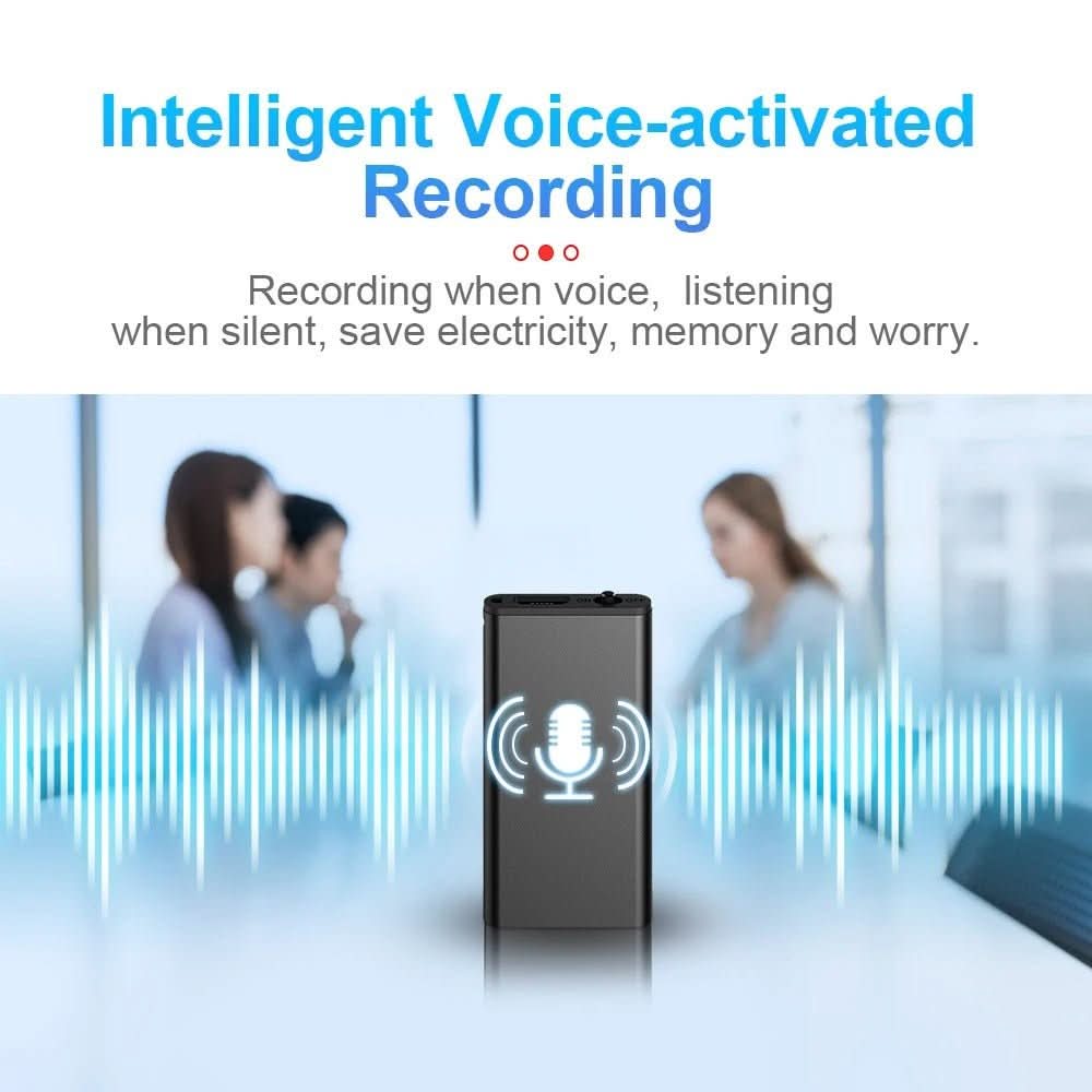 Voice Recorder Voice-Activated Up to 50 Hours USB-C