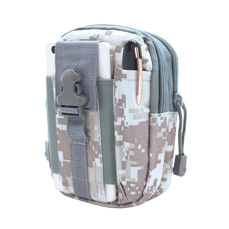 Waist Bag Water-Resistant Nylon Molle System Multiple Pockets