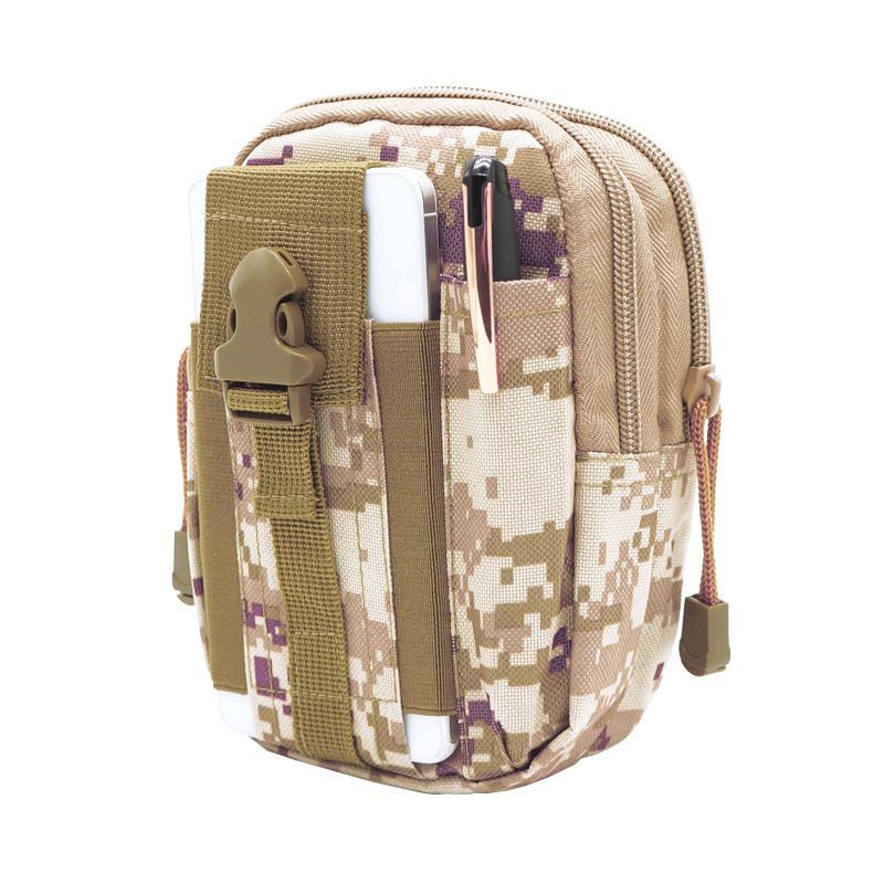 Waist Bag Water-Resistant Nylon Molle System Multiple Pockets