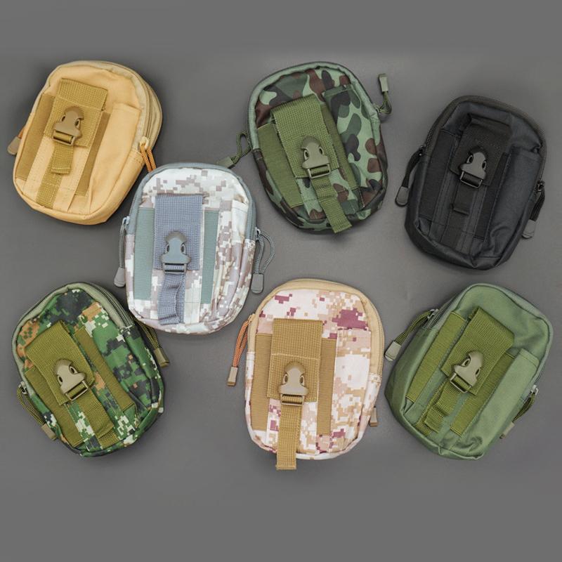 Waist Bag Water-Resistant Nylon Molle System Multiple Pockets
