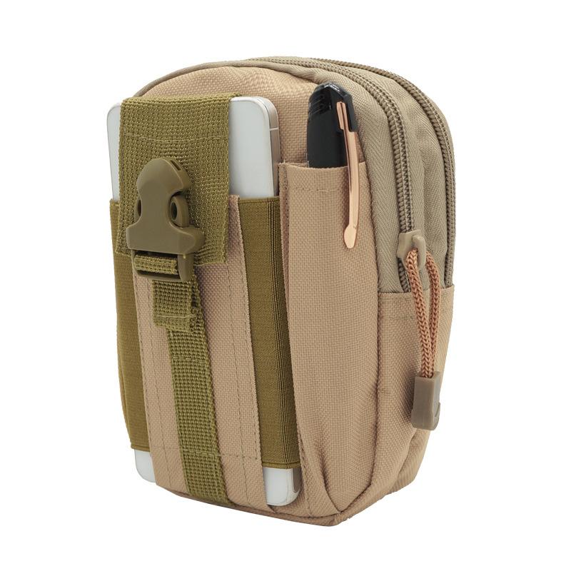 Waist Bag Water-Resistant Nylon Molle System Multiple Pockets