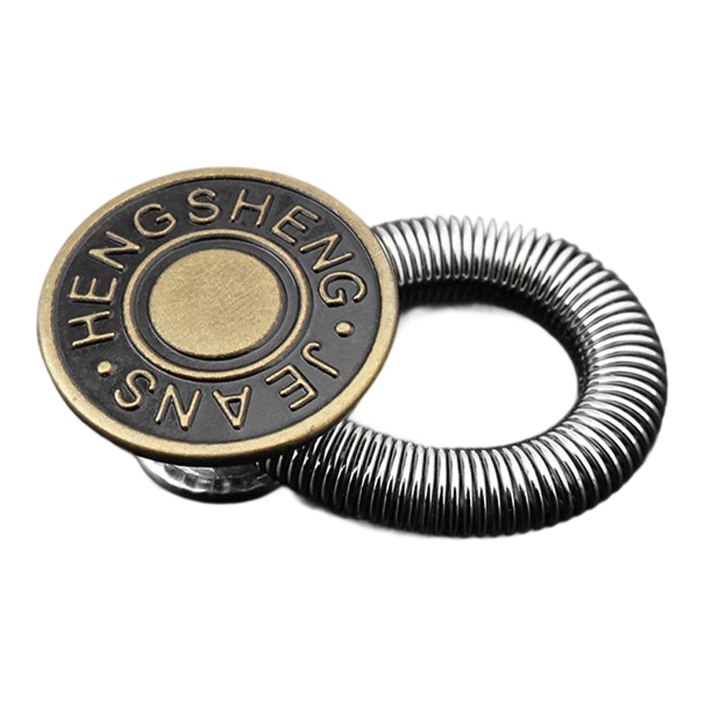 Waistband Extender Zinc Alloy Spring Clip & Tool-Free Attachment