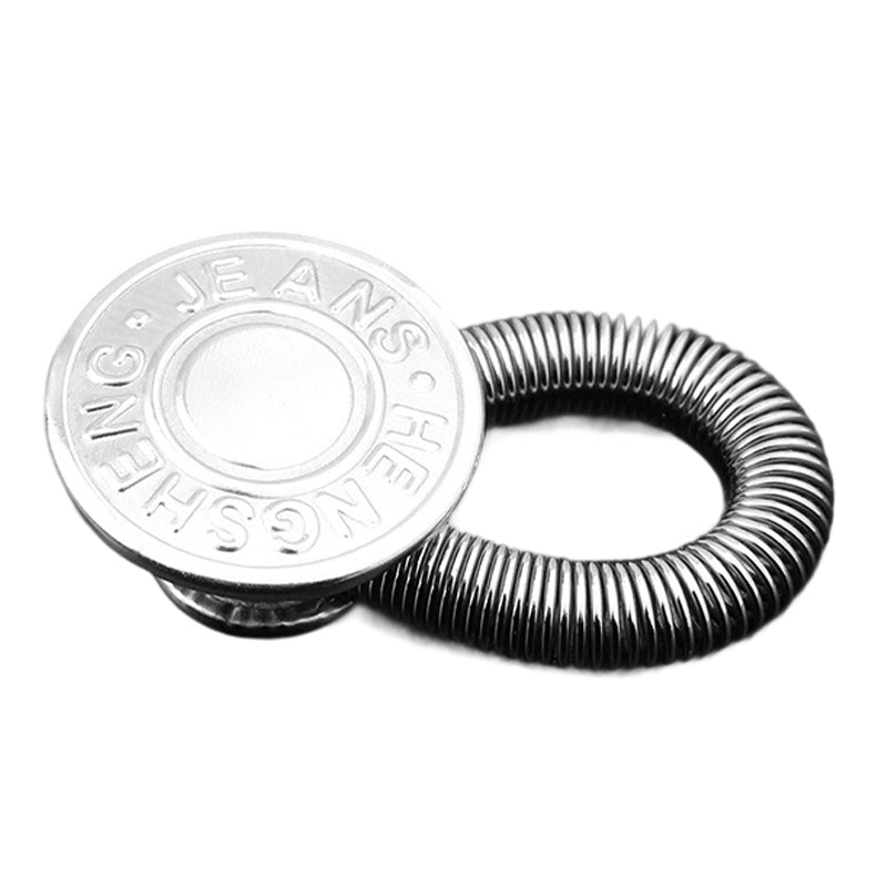 Waistband Extender Zinc Alloy Spring Clip & Tool-Free Attachment