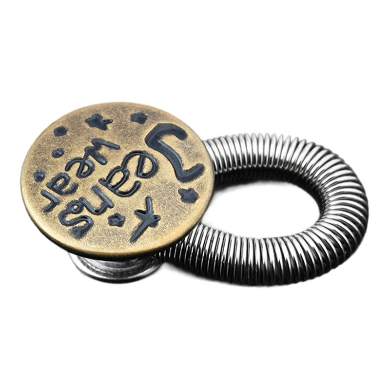 Waistband Extender Zinc Alloy Spring Clip & Tool-Free Attachment