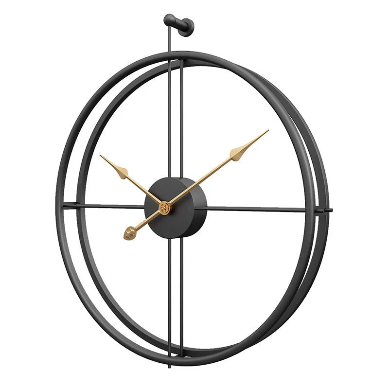 Wall Clock Minimalist Silent Sweep 19.7 Inch Iron